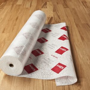 Underfloor heating underlay on a roll